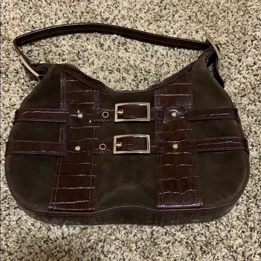 Maxx New York shoulder brown purse